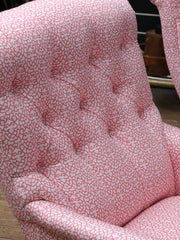 A Pair Low Armchairs