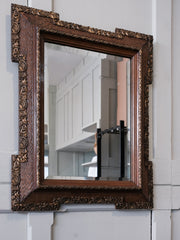Oak & Ormolu Wall Mirror