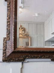Oak & Ormolu Wall Mirror
