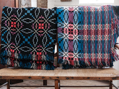A Pair of Welsh Tapestry Blankets