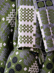 Green Caernarfon Tapestry Blanket