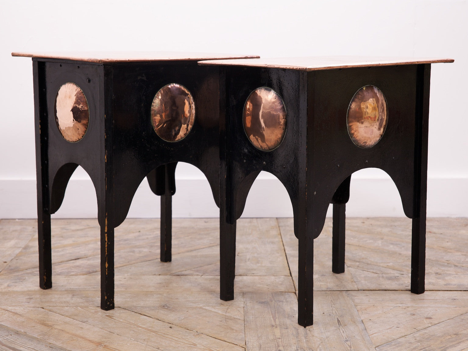 Copper Side Tables Drew Pritchard Ltd