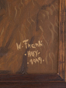 Oil on Board of a Young Man