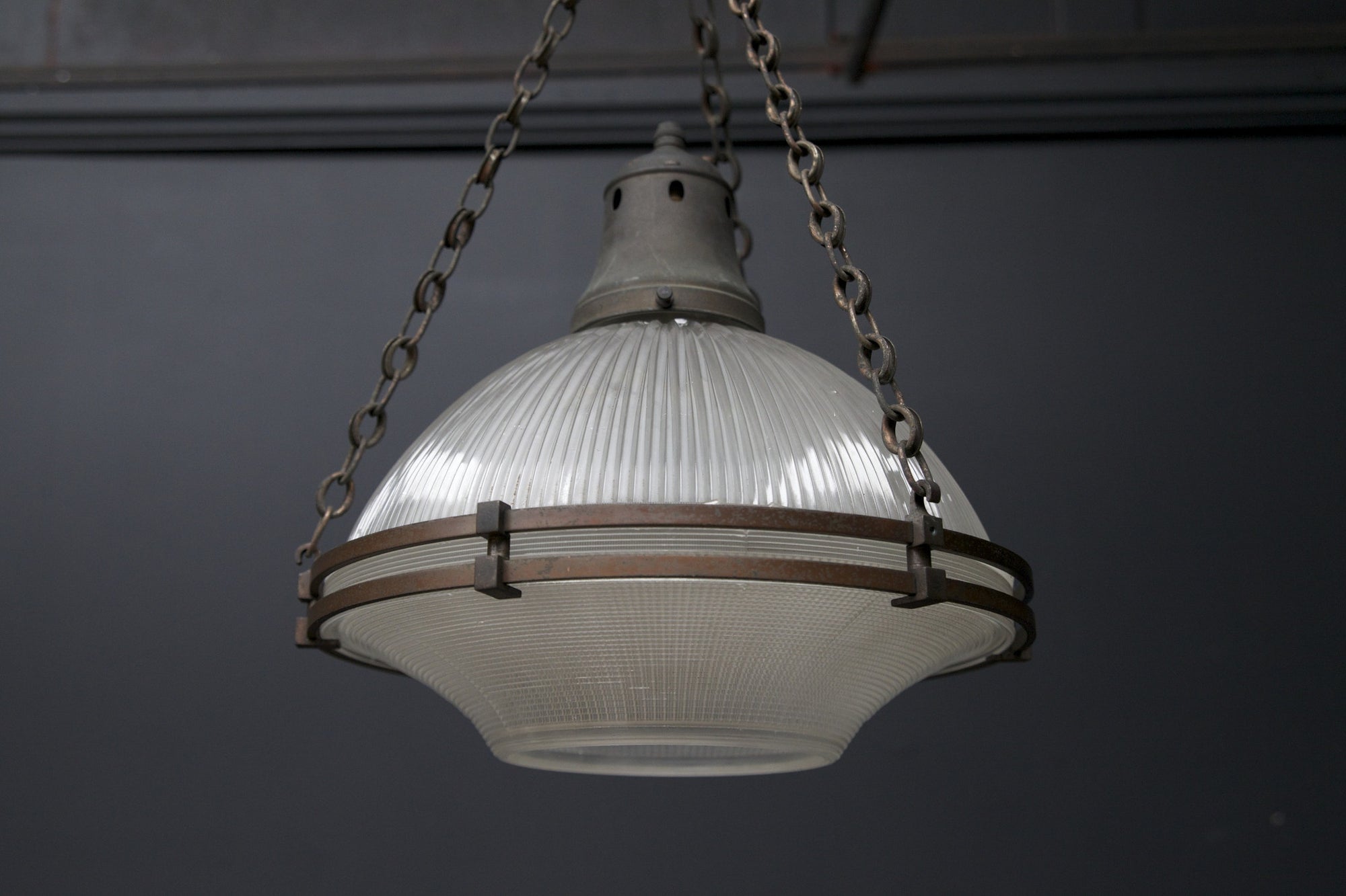 Large Holophane Cradle Pendant