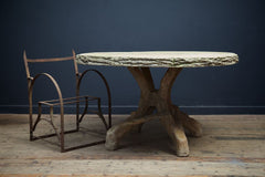 Faux Bois Dining Table
