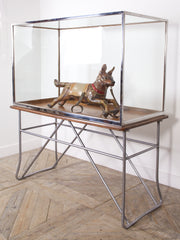 Chromed Museum Display Cabinet