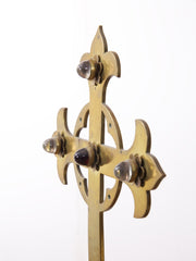 Brass & Glass Crucifix
