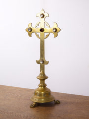 Brass & Glass Crucifix