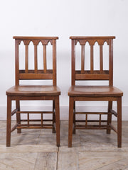 Two pairs of Chapel Chairs