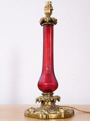 Red Glass Table lamp