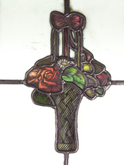A Pair of Stained Glass Panels