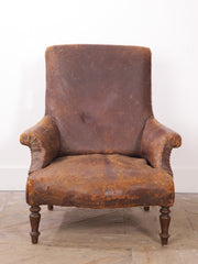 French Leather Armchair