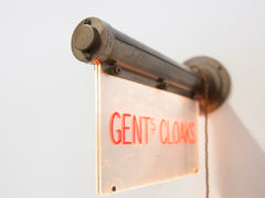 Gents Cloaks Sign