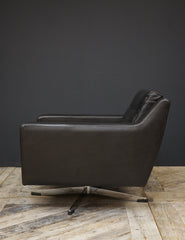 Black Leather Armchairs
