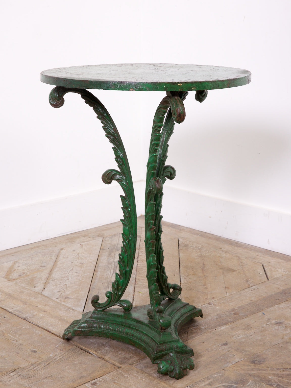 Green Cast Iron Table