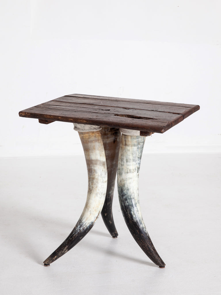 Horn Leg Side Table