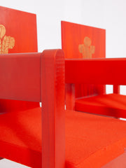 Investiture Red Chairs
