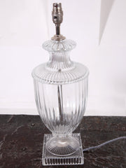Glass Baluster Table Lamp