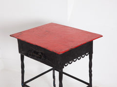 Wrought Iron Side Table