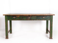 Green Kitchen Table
