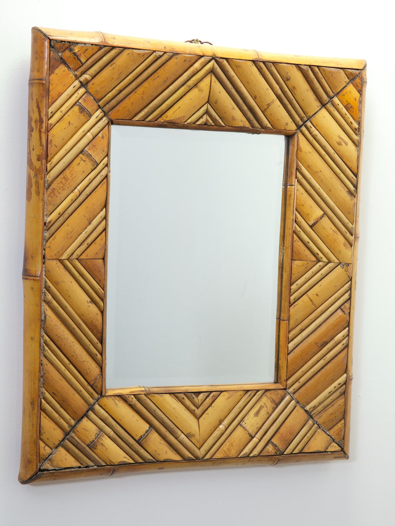 Bamboo framed Mirror
