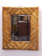 Bamboo framed Mirror