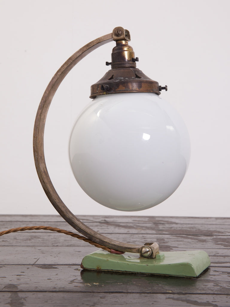 Opaline Globe Table Lamp