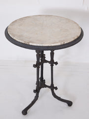 Small Marble Top Cafe Table