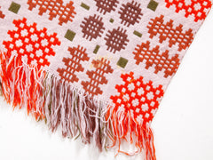 Orange & Brown Tapestry Blanket