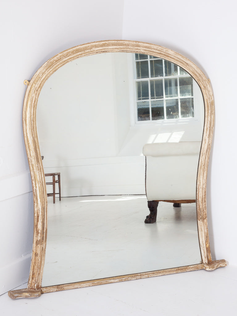 Waisted Overmantle Mirror