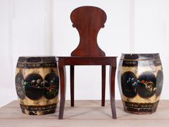 Chinoserie Barrel Sofa Tables