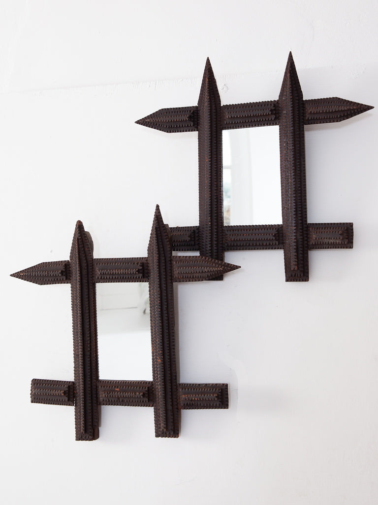 Tramp Art Mirrors