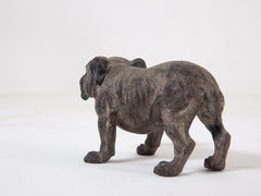 Cold Painted Bronze Bulldog