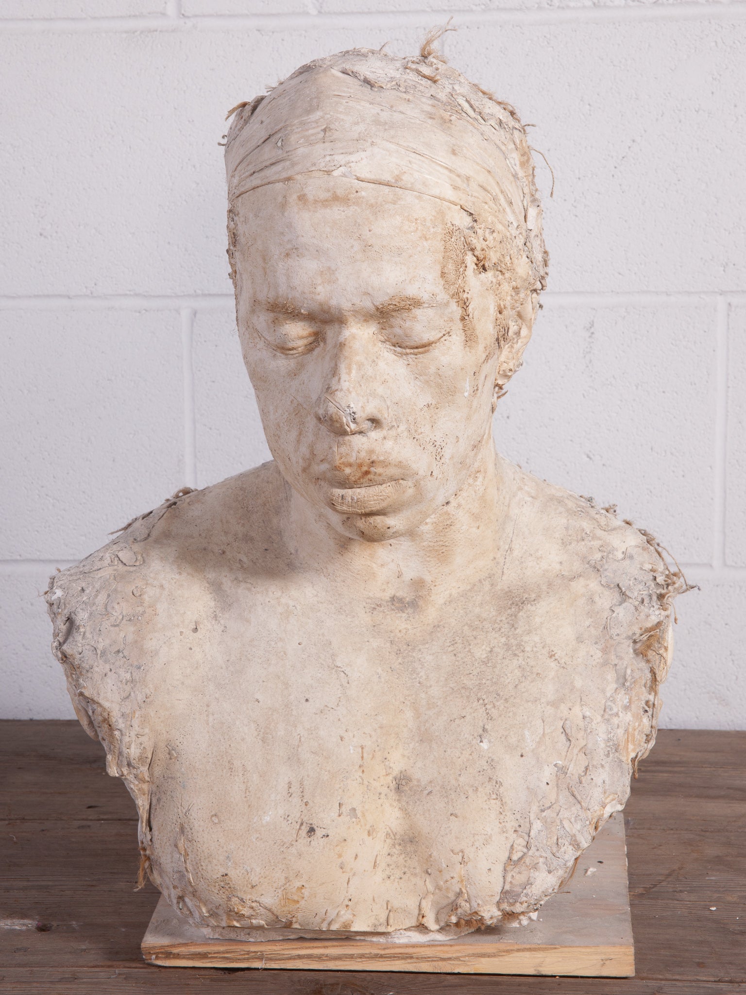 Plaster Bust Drew Pritchard Ltd