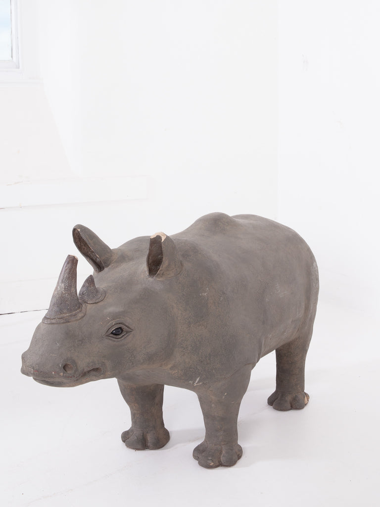 Papier-mâché Rhino