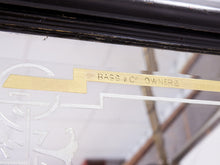 Ebonised Bass Ales Mirror