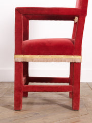 Red Velvet Dining Chairs