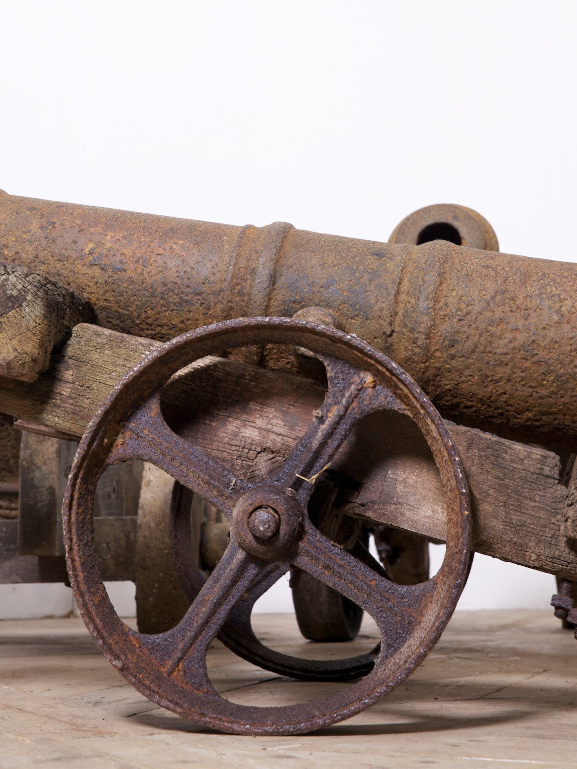 A pair of Lawn Cannons