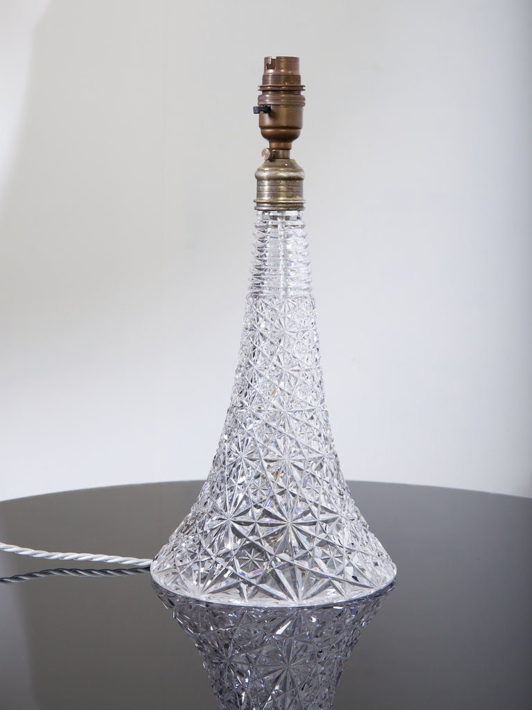 Cut Glass Table Lamp