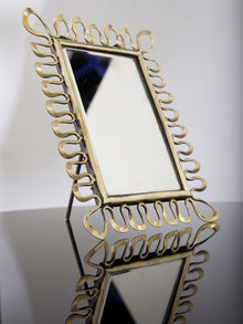 Brass Table Mirror