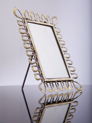 Brass Table Mirror