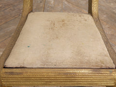 Brass Repousse Chairs