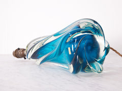 Blue Crystal Table Lamp