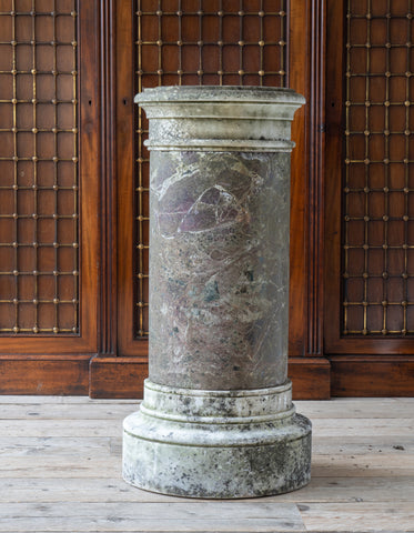 A 19th Century Marble Column Pedestal