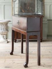 A George III Mahogany Cabinet on Stand