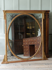 A 19th Century Over Mantel Mirror