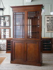 Early 19th Century Glazed Oak Bookcase