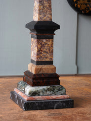 A Grand Tour Specimen Marble Obelisk