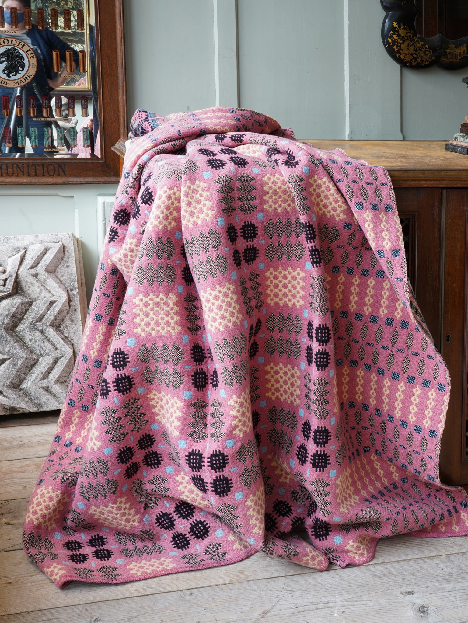 A Caernarfon Tapestry Bed Cover Drew Pritchard Ltd