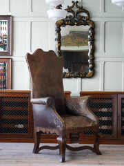 Early 19th Century Leather Armchair